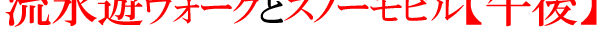 ���X�V�E�H�[�N�ƃX�m�[���r���y�ߌ�z