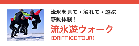 流氷遊ウォーク【DRIFT ICE TOUR】
